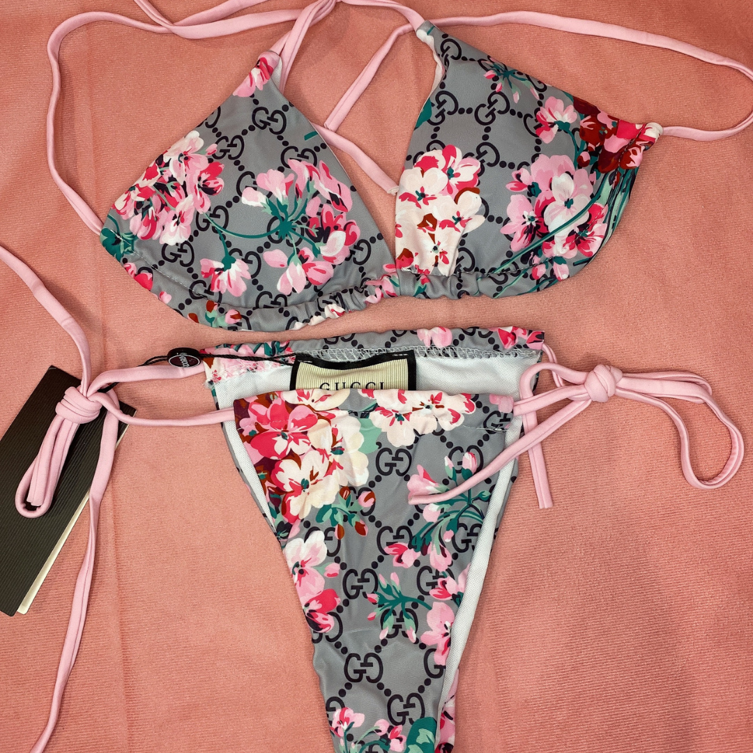 GG Floral Bikini Set